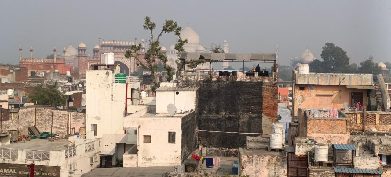 Hotel India Inn Walking Distance From Taj Mahal-- Rooftop Taj Mahal View Agra  Eksteriør billede