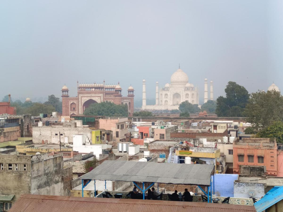 Hotel India Inn Walking Distance From Taj Mahal-- Rooftop Taj Mahal View Agra  Eksteriør billede